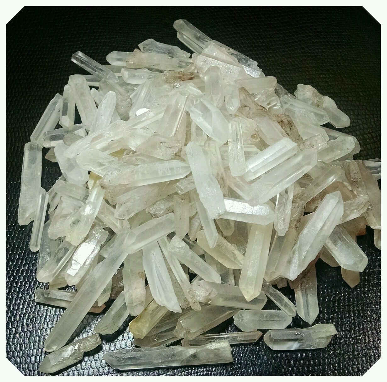 50g Natural Rough Small Fine Quartz Crystal Points 10-20 Stones Mineral Specimen