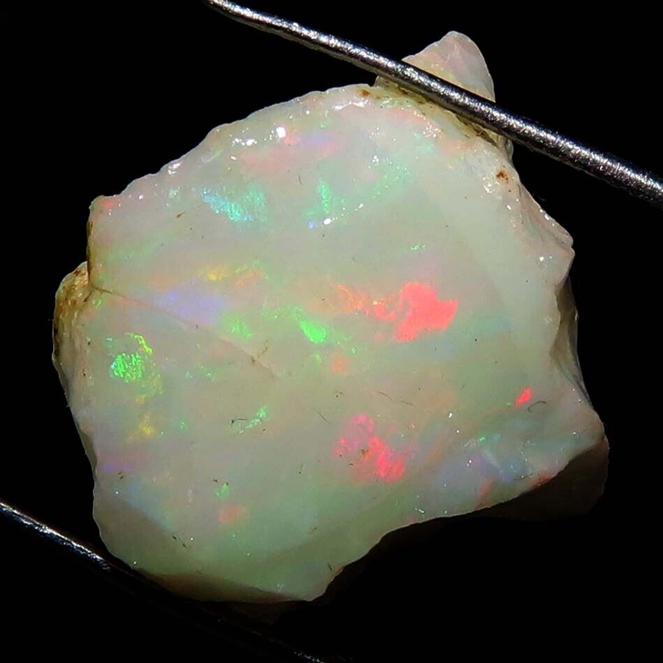 24.60Cts.100% Natural Fire Ethiopian Opal Rough Loose Gemstone ML51-67