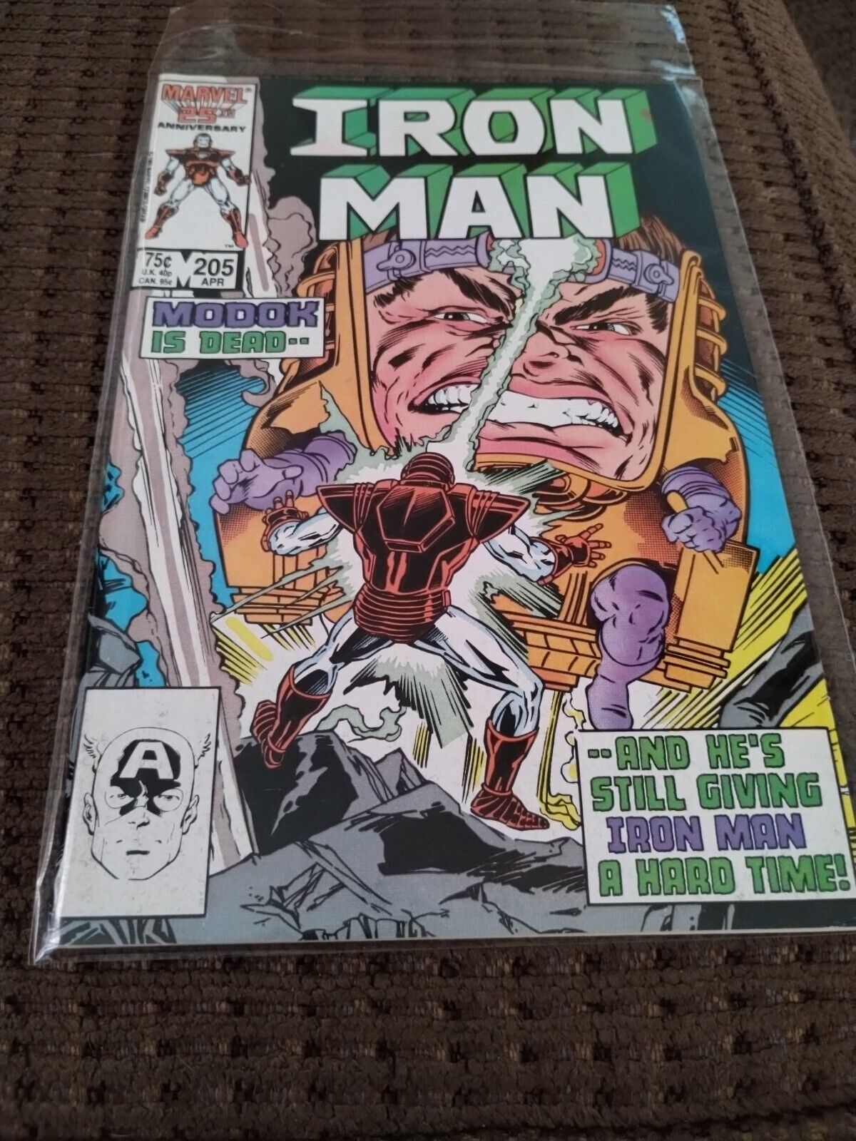 IRON MAN #205 Marvel Mint Condition  Listed (9.4) 