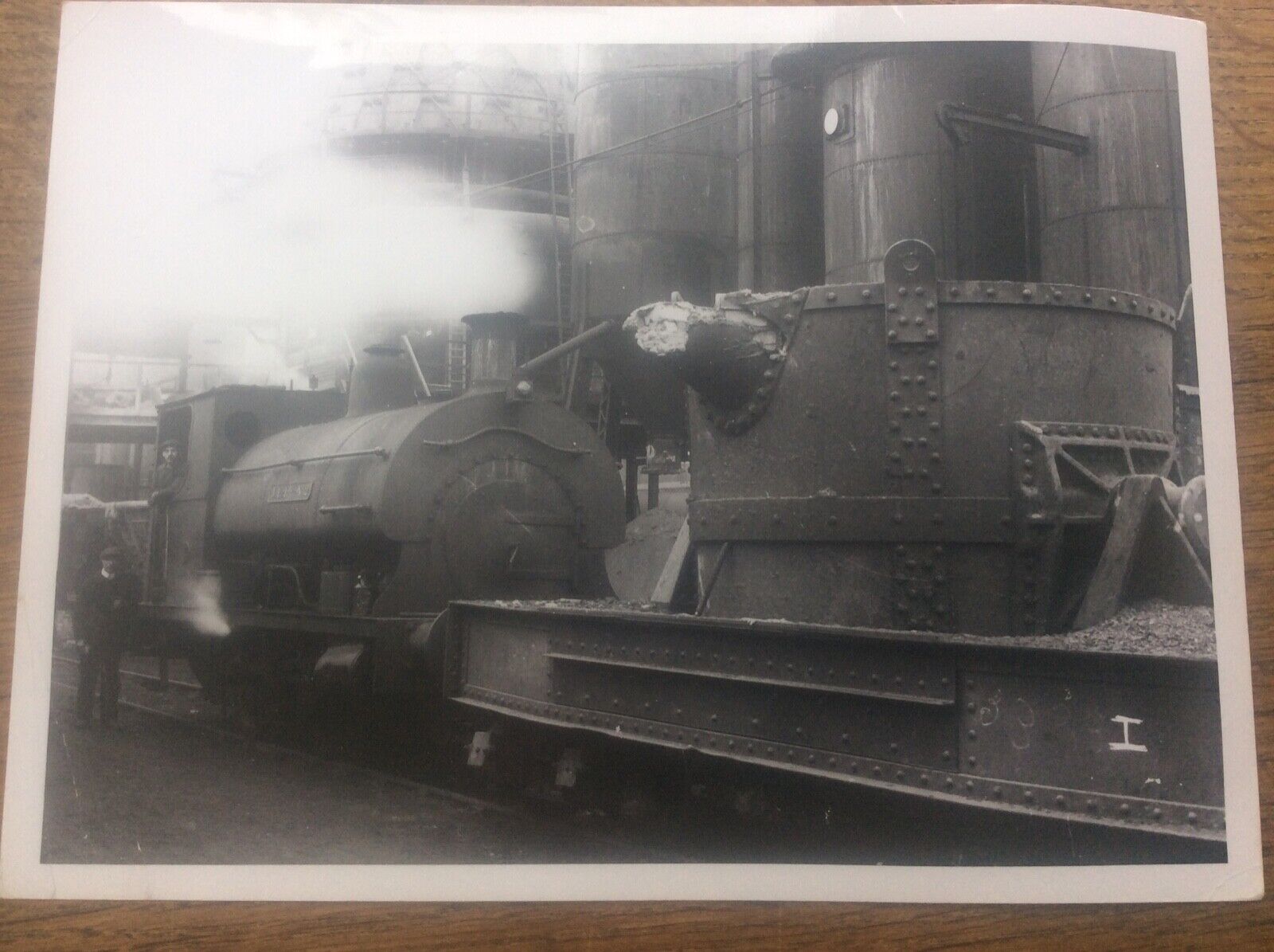 Scunthorpe British Steel Industrial Photograph Print Rail Railway Rail Loco 8x6”