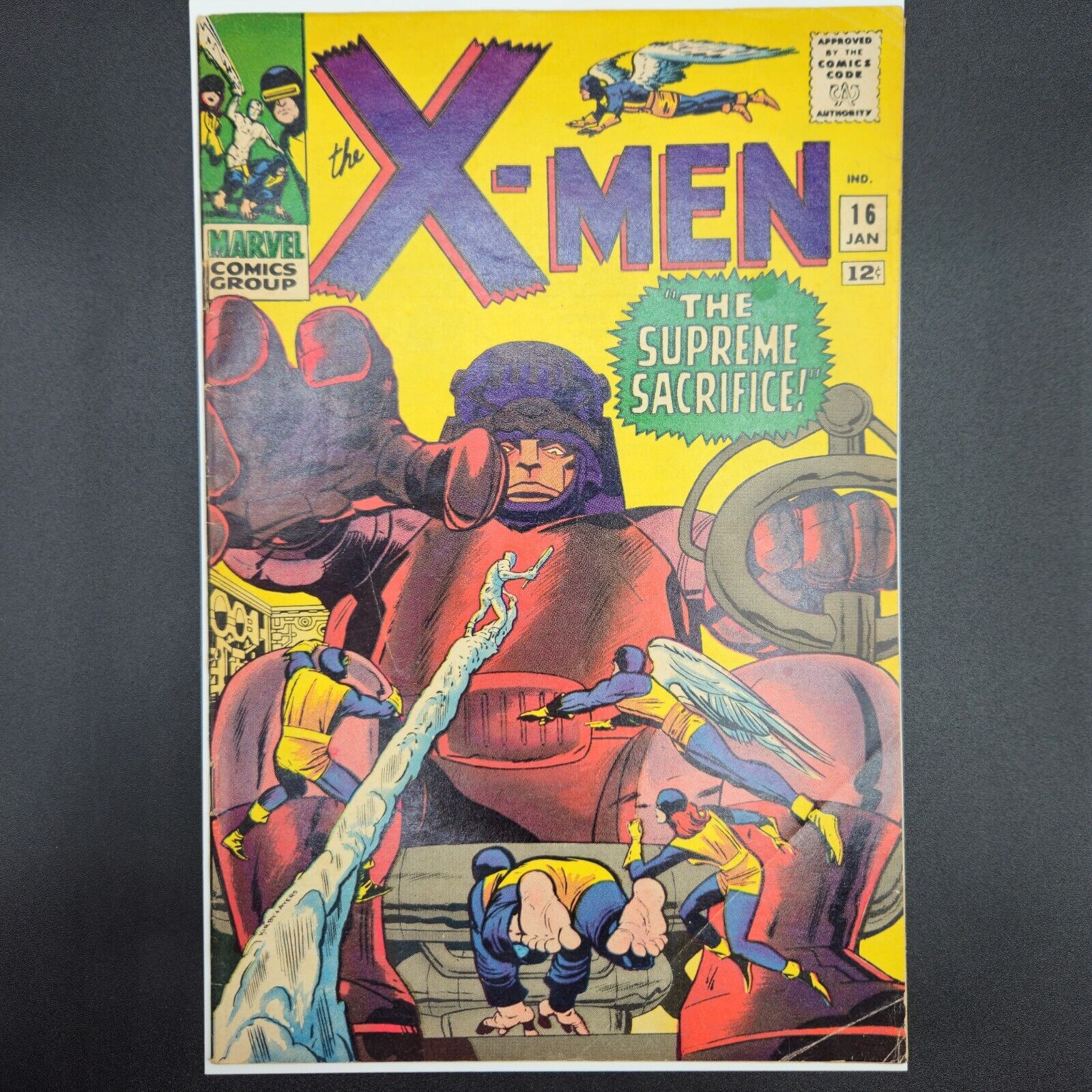 X-Men #16 1966 Marvel Comics Silver Age 1st Print 3rd Appearance of Sentinels 