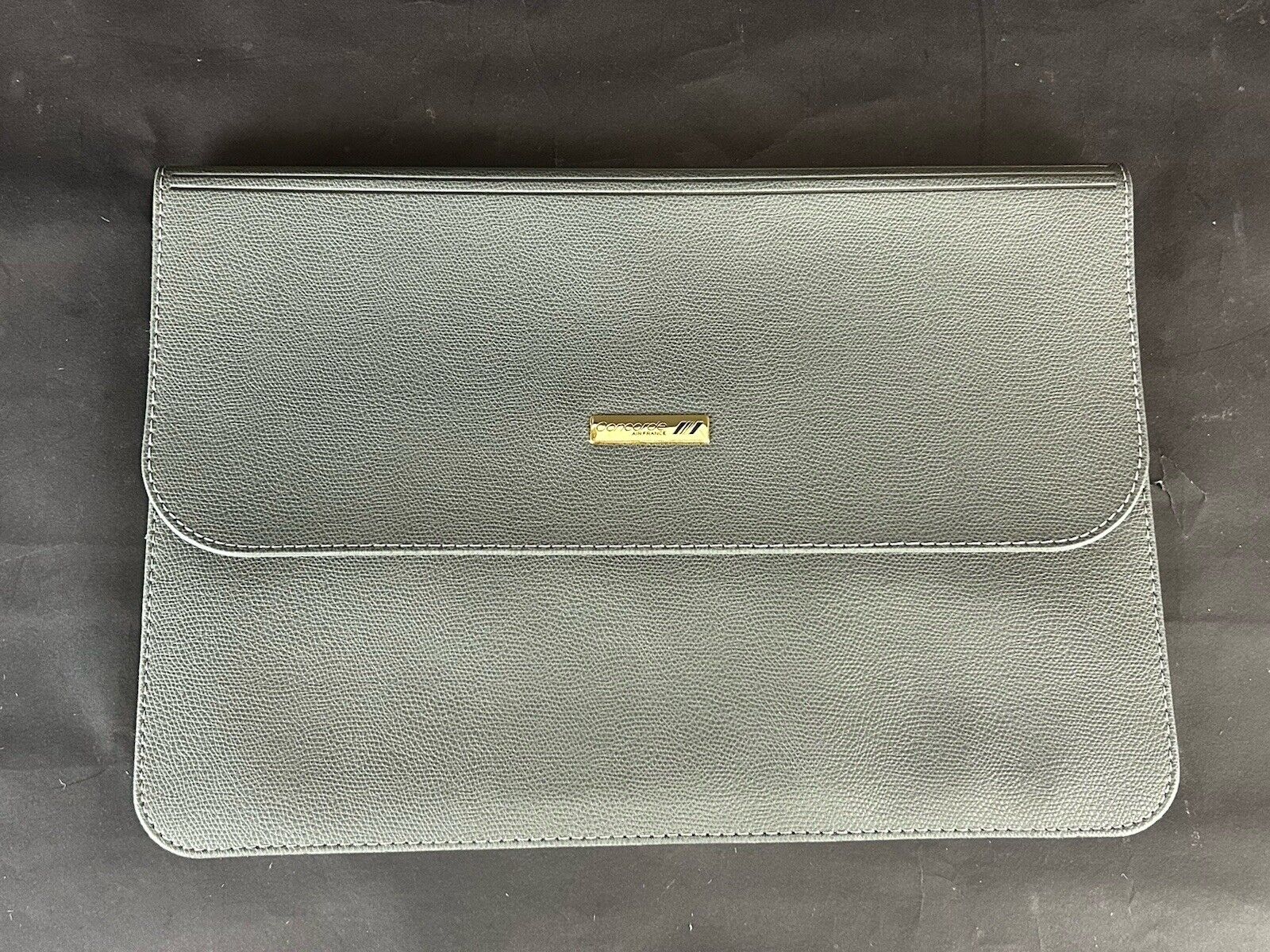 Air France Concord Leather Document Holder Pouch