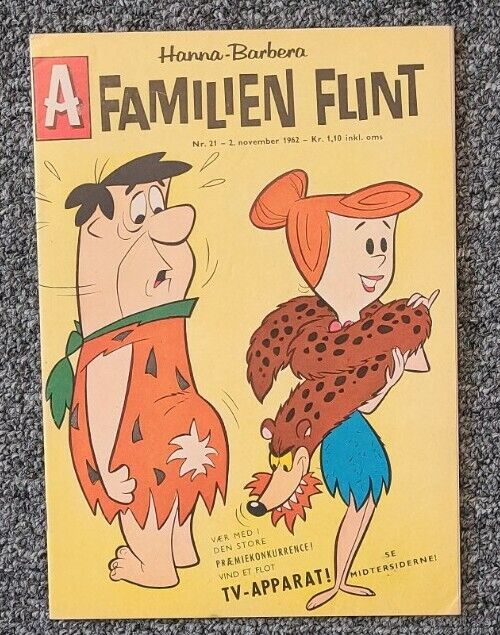 Foreign FLINTSTONES Familien Flint #2 1962 Silver Age HANNA-BARBERA Lots of pics