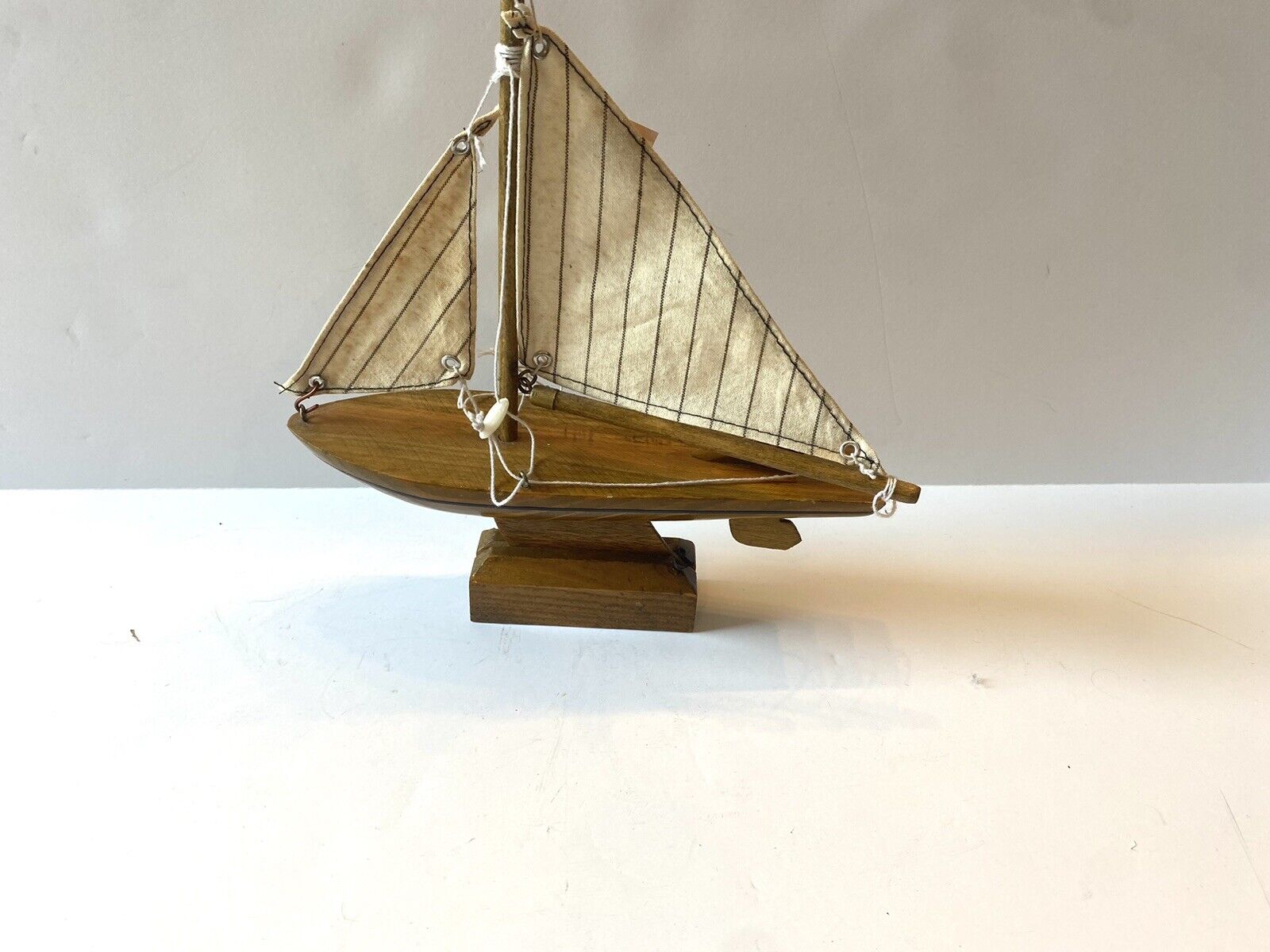Vintage Wooden Sailboat/Great for Beach House/Boys Decor