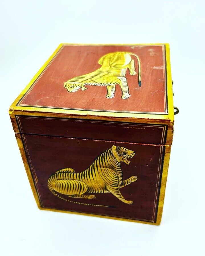 Antique Tiger Box