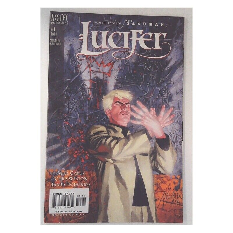 Lucifer #1 - 2000 series DC comics NM / Free USA Shipping [k 