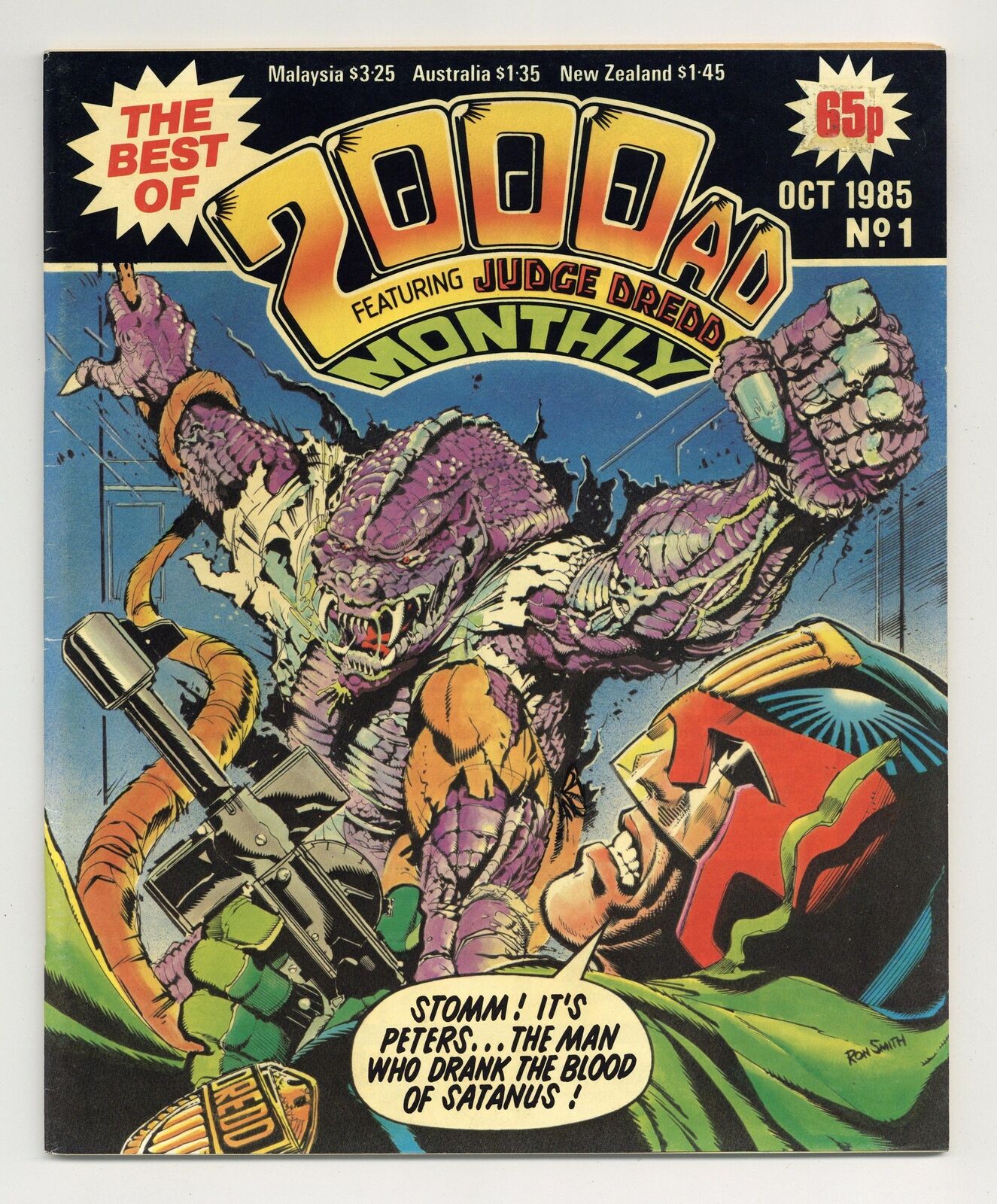 Best of 2000 AD Monthly #1 VG/FN 5.0 1985