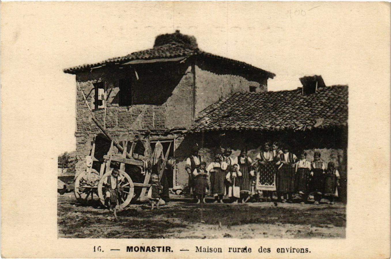 CPM AK MONASTIR rural house of the approx. SERBIAN MACEDONIA (708986)