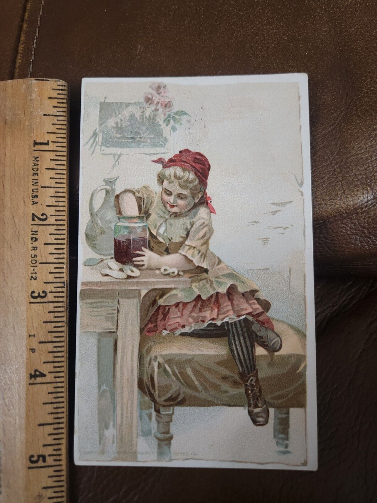 1889 Arbuckles Ariosa Coffee Antique Victorian Trade Card Advertising #21 