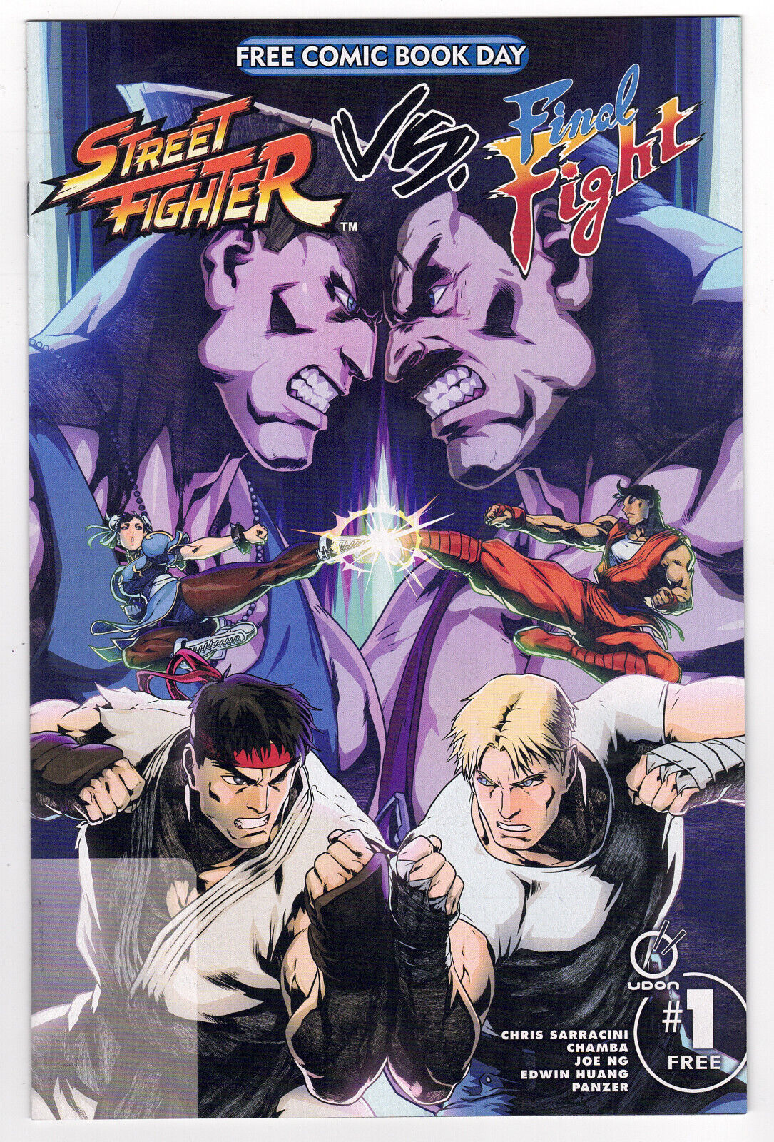 FCBD 2024 Free Comic Book Day STREET FIGHTER FINAL FIGHT 1 Udon UNREAD UNSTAMPED