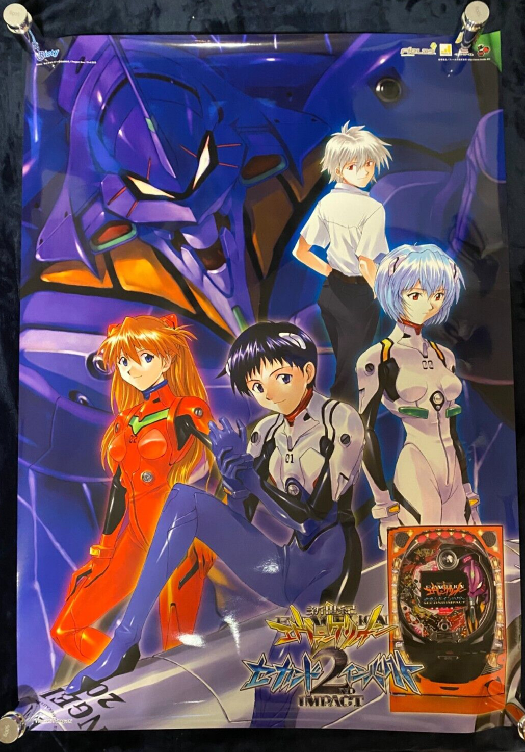 Neon Genesis Evangelion Promo Poster for Japanese Pachinko B1 28.66x40.55in