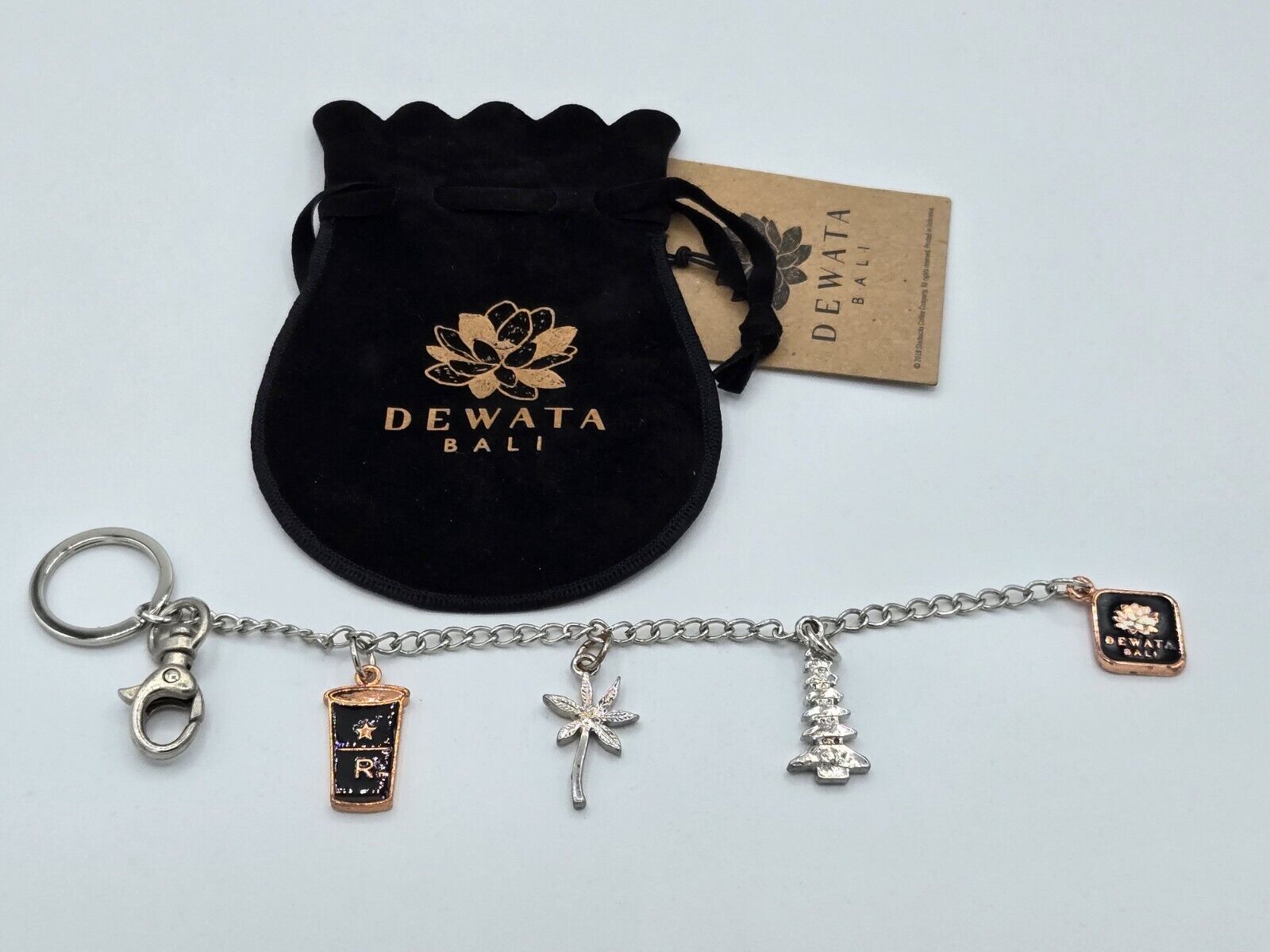 Starbucks Reserve Dewata Bali Indonesia Exclusive Charm Bracelet with Dust Bag