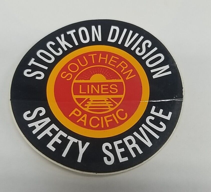 Railroad Decal SOUTHERN PACIFIC (SD) from USA Stockton Division Safety Service 