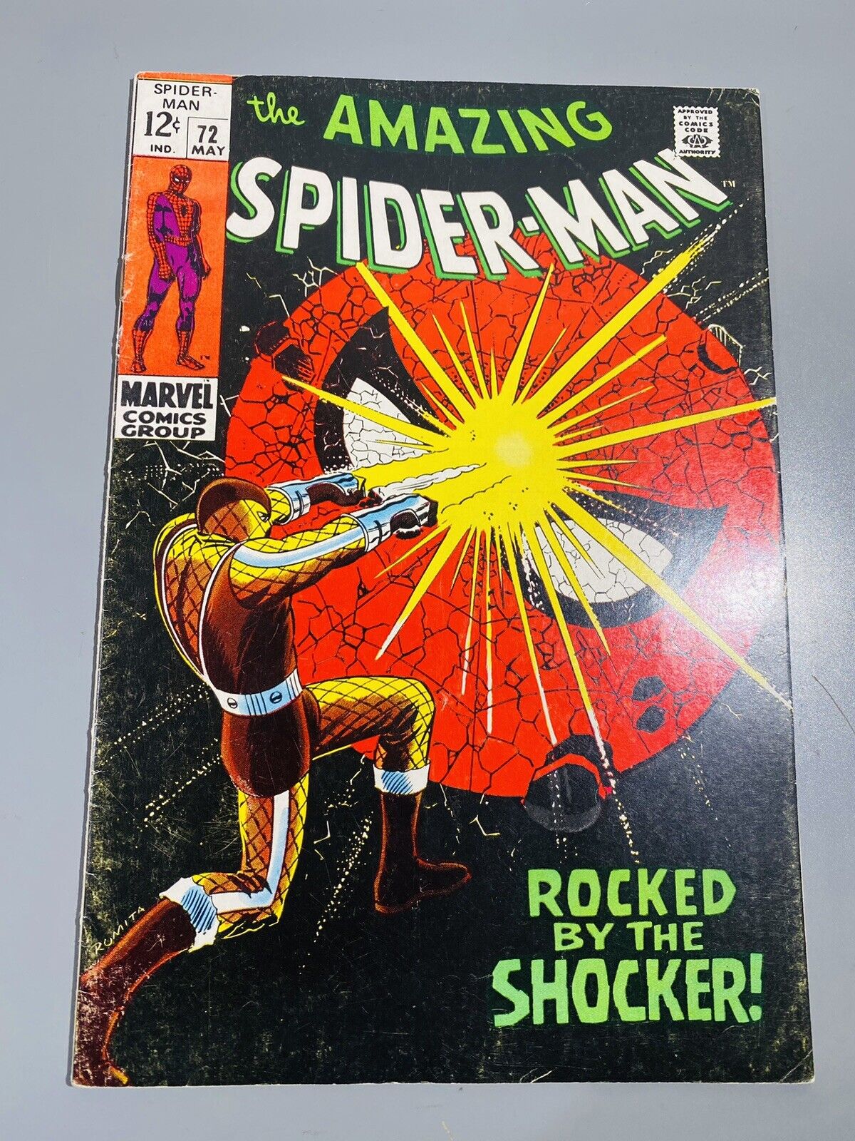 AMAZING SPIDER-MAN #72 Marvel 1969 Shocker John Romita Nice Solid Copy 1st Print