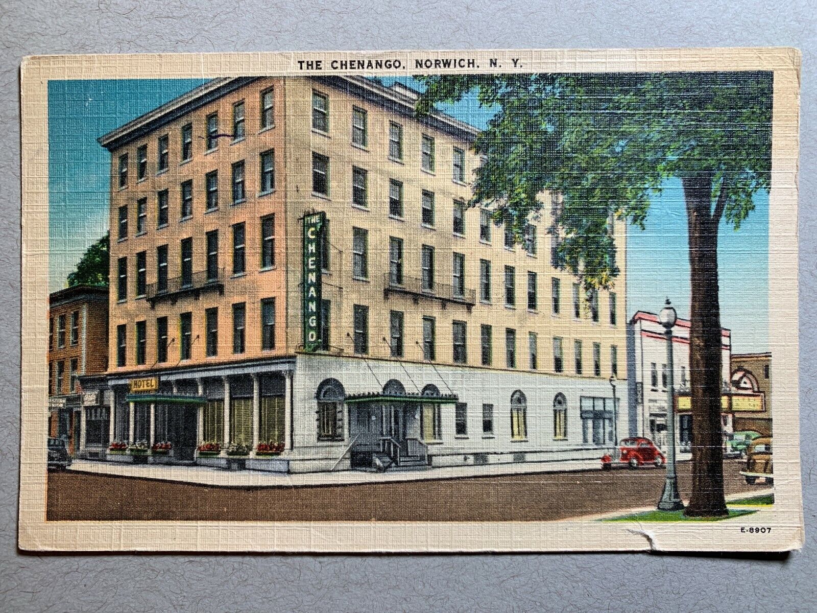 Postcard Norwich NY - Chenango Hotel
