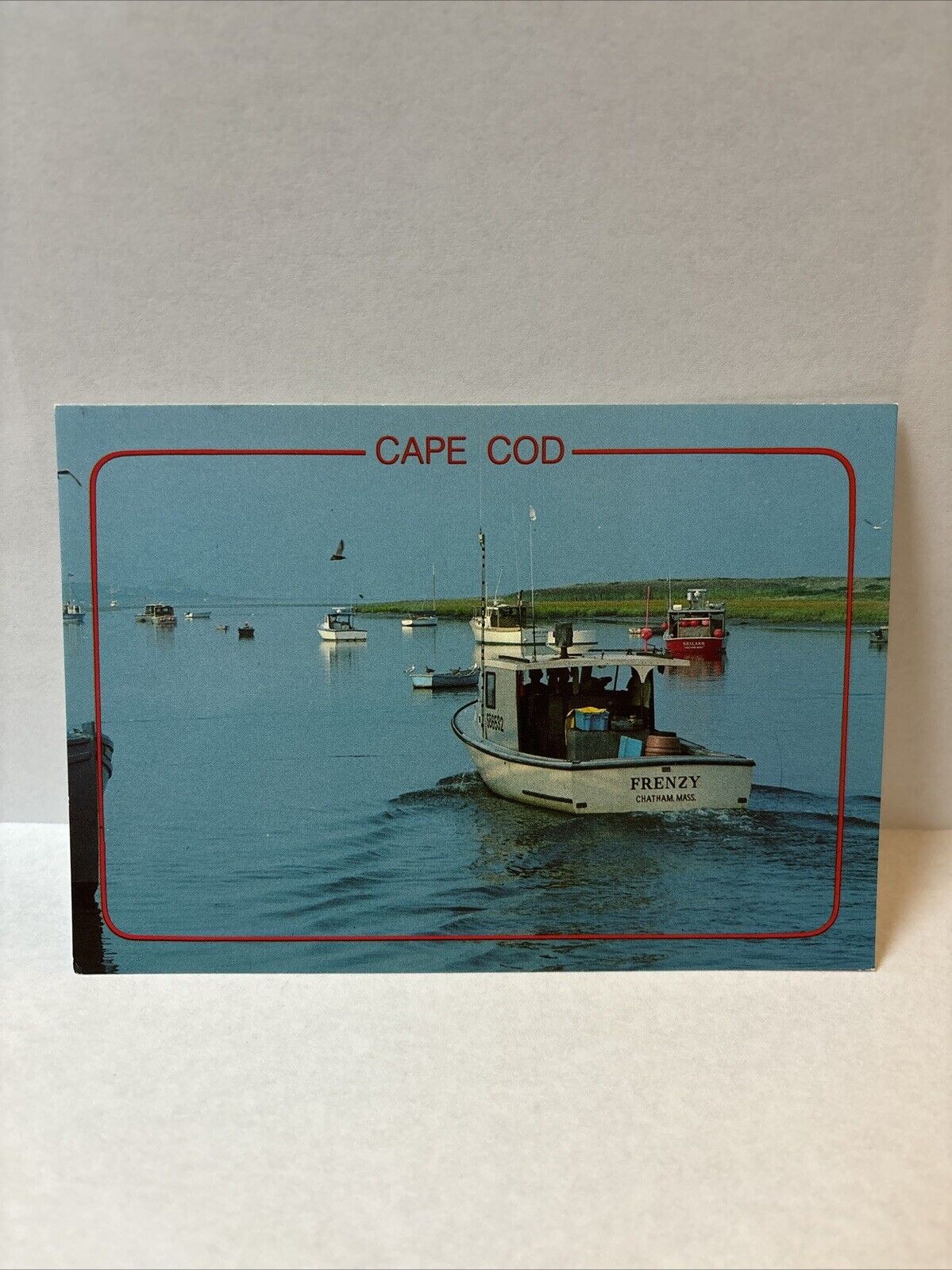 Cape Cod Ocean Fishing Boats Massachusetts Blue