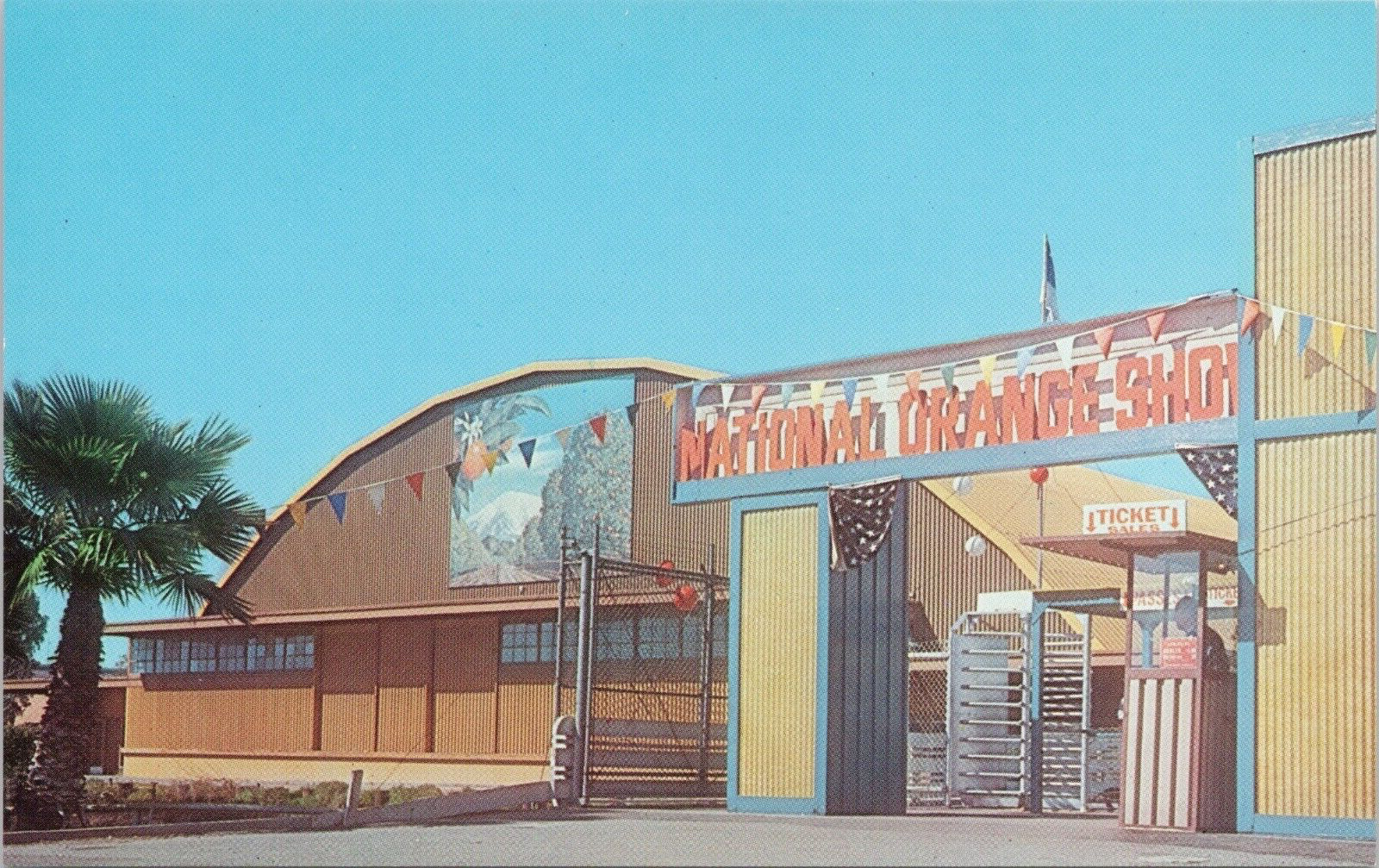 Postcard Orange Show Entrance Fair San Bernardino California c1960 Merle Porter
