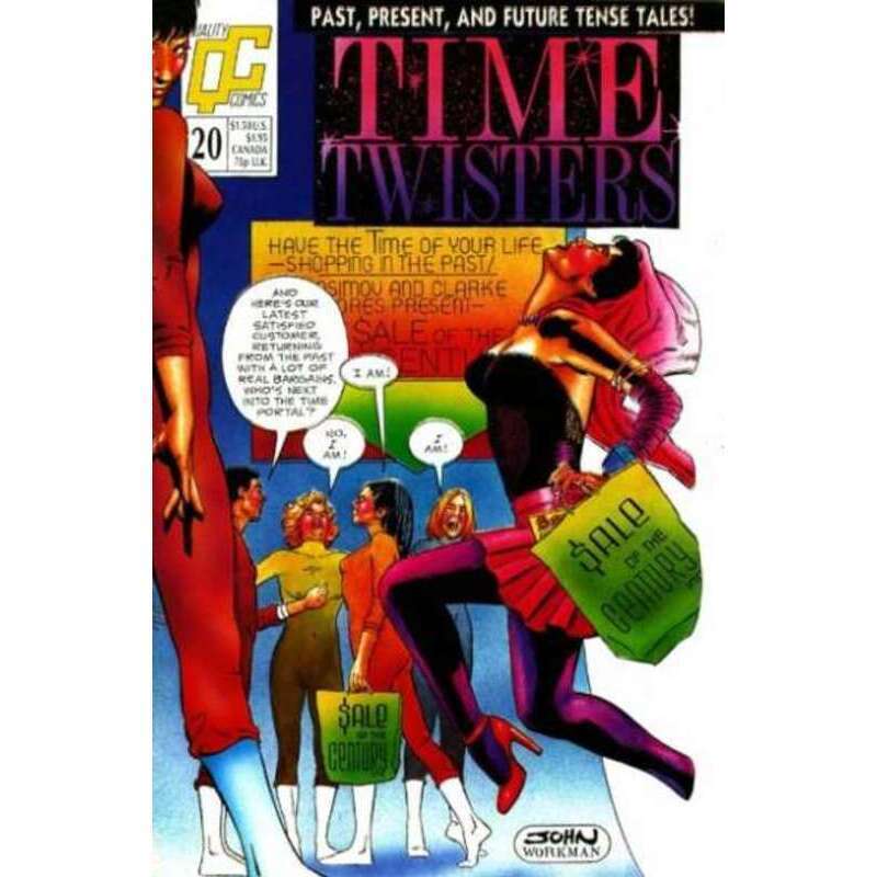 Time Twisters #20 Quality comics NM+ Full description below [h%