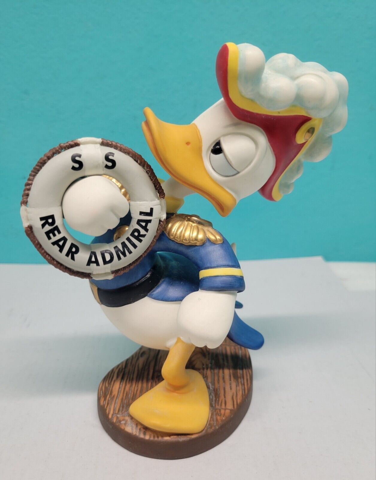 Disney Classics WDCC Sea Scouts Admiral Duck Donald Duck Figurine 1994