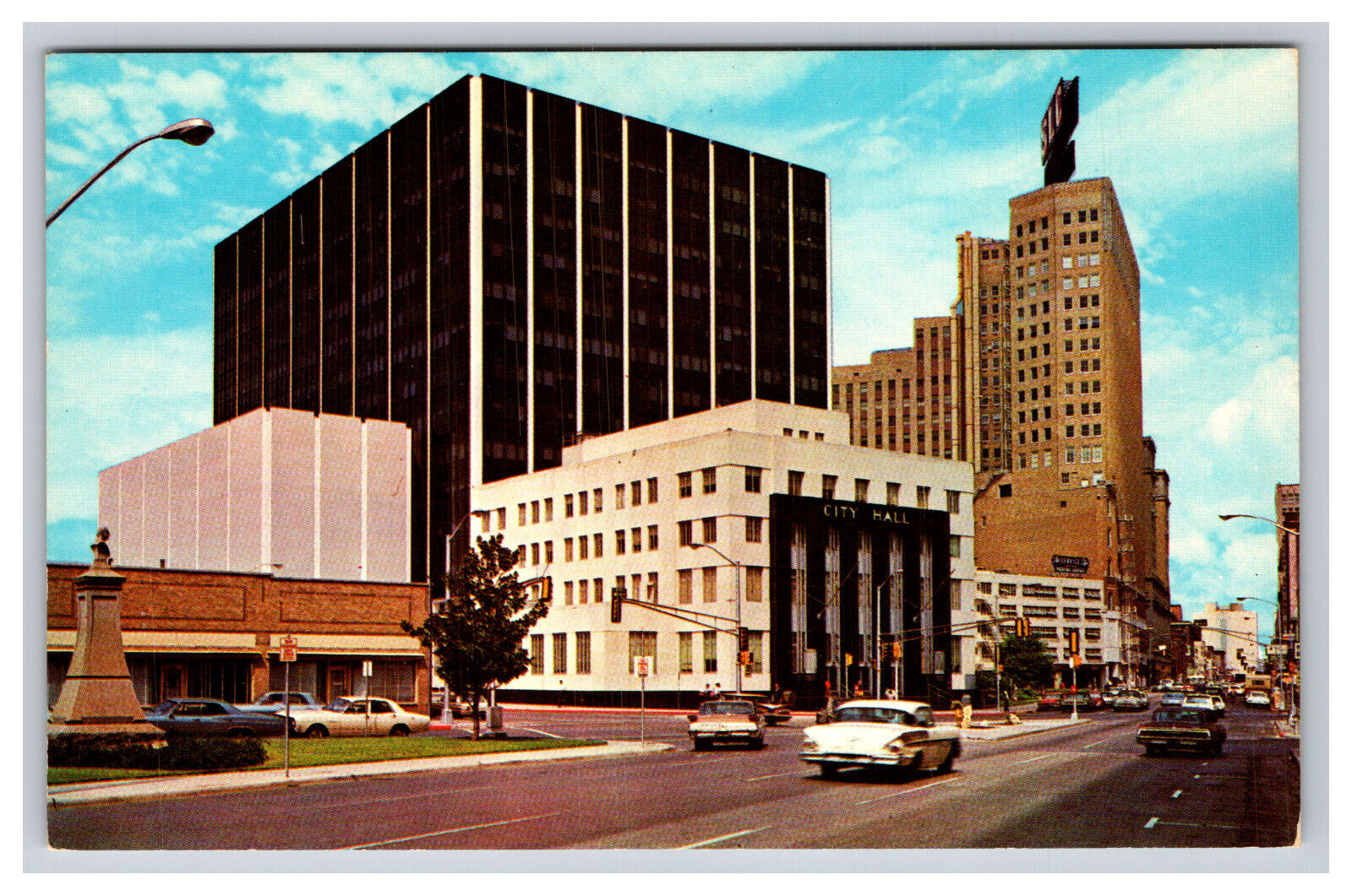 Federal Center, City Hall, Downtown Fort Worth Texas TX Postcard
