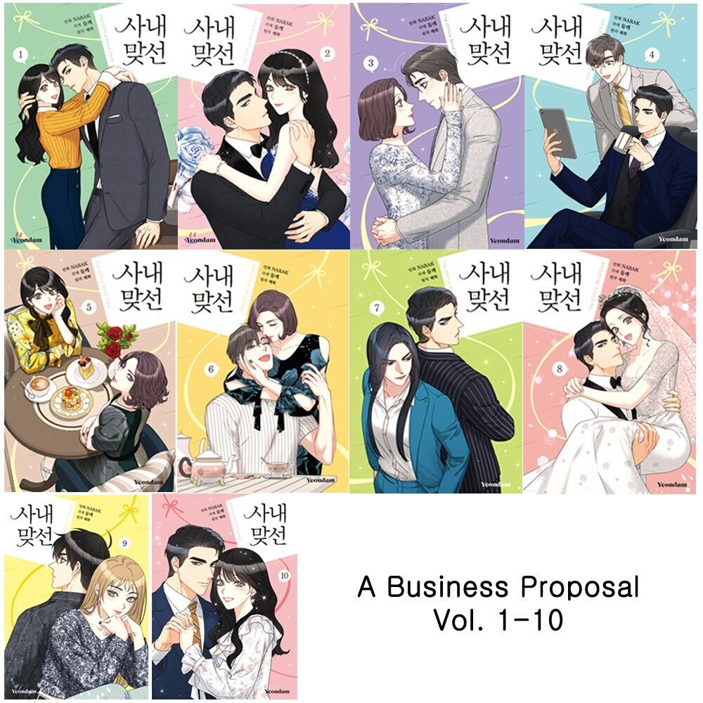 A Business Proposal Comic Book 1 - 10 Full Set 2022 Hot K-drama Manhwa Manga