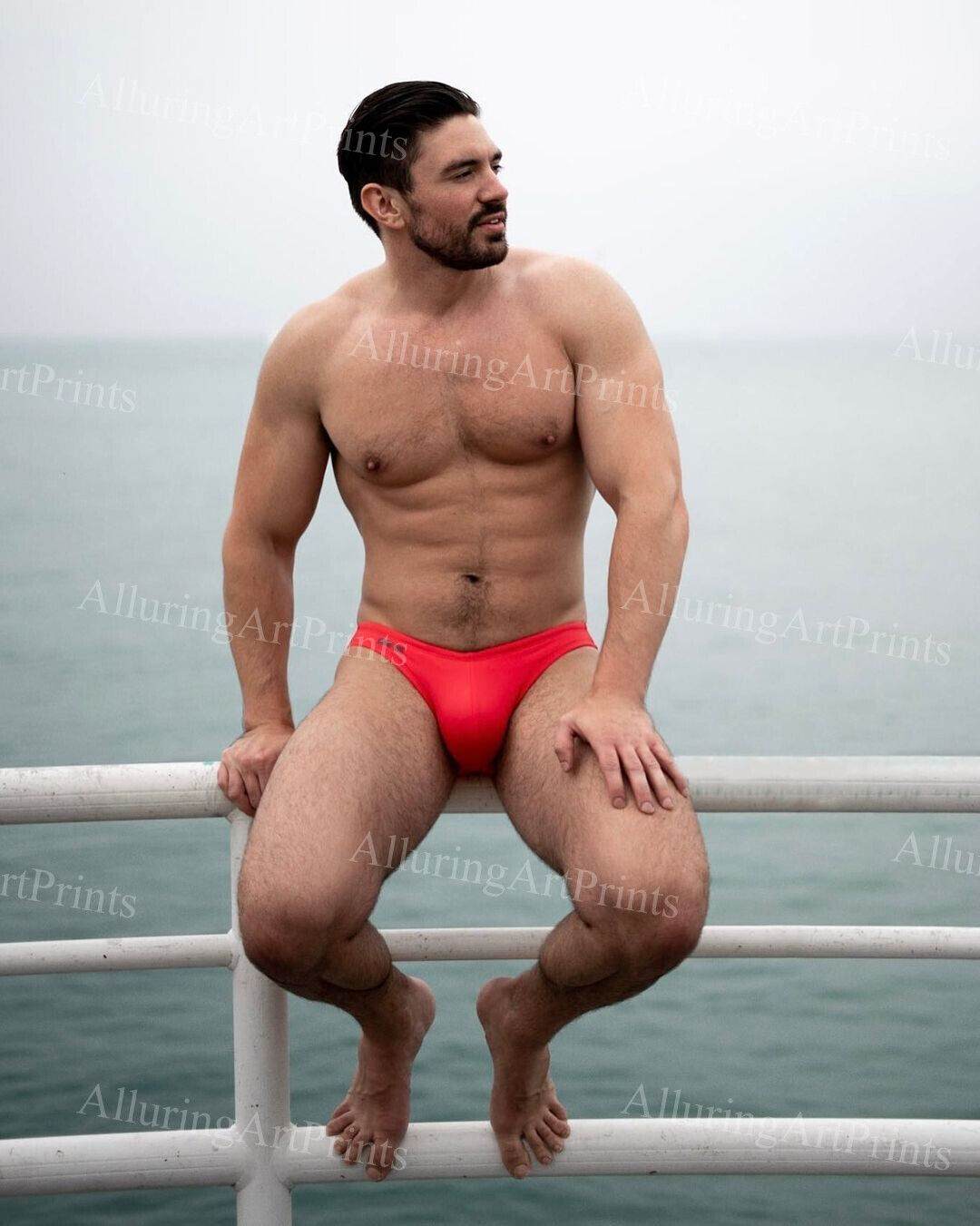 8x10 Male Model Photo Print Muscular Handsome Steve Grand Hunk -JJ323