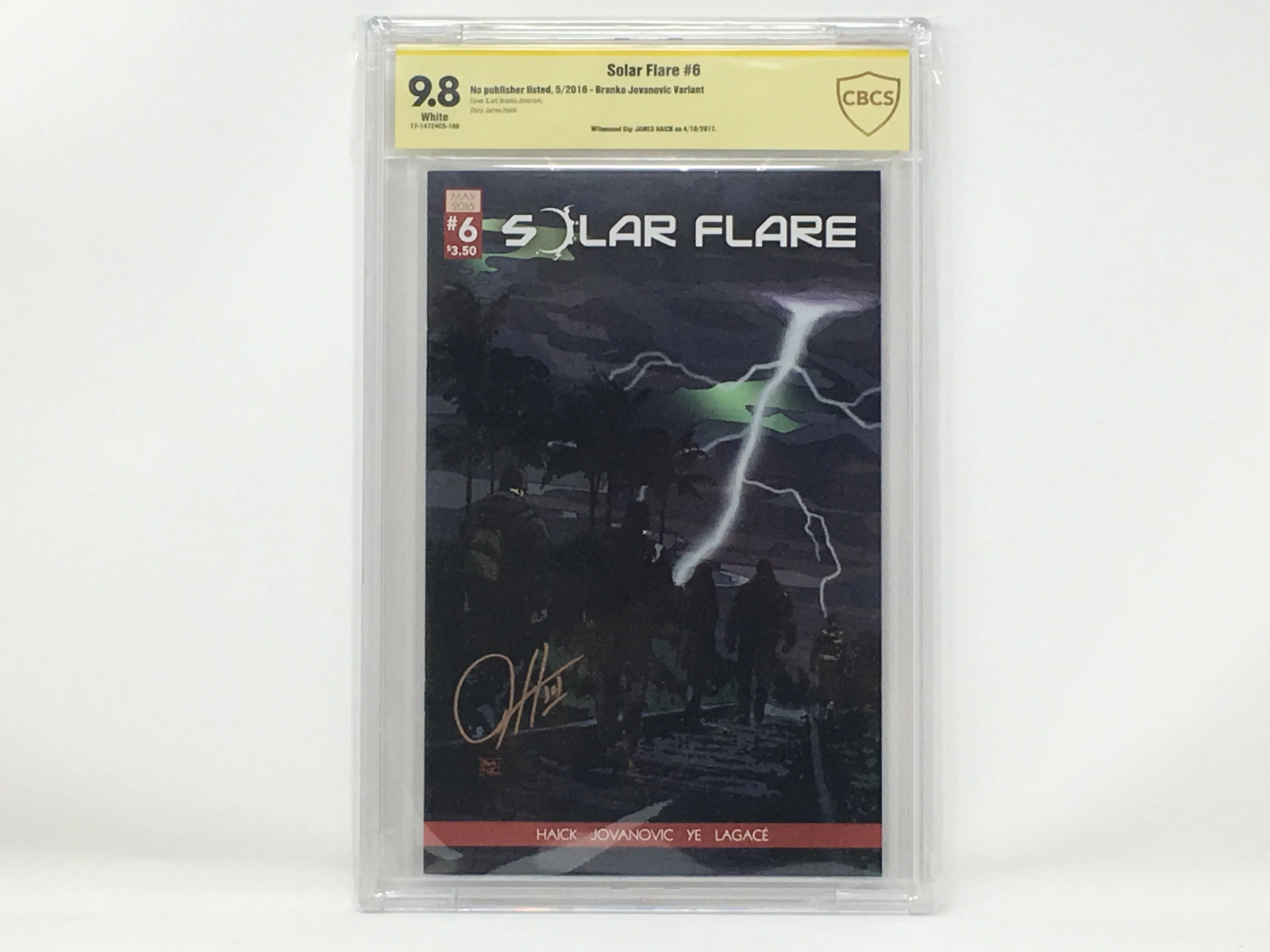 CBCS Graded - Solar Flare #6 - Kickstarter Exclusive Cover - Signature Series -