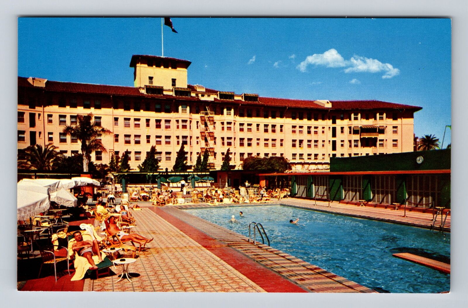 Los Angeles CA-California, Ambassador Hotel, Advertising Vintage Postcard