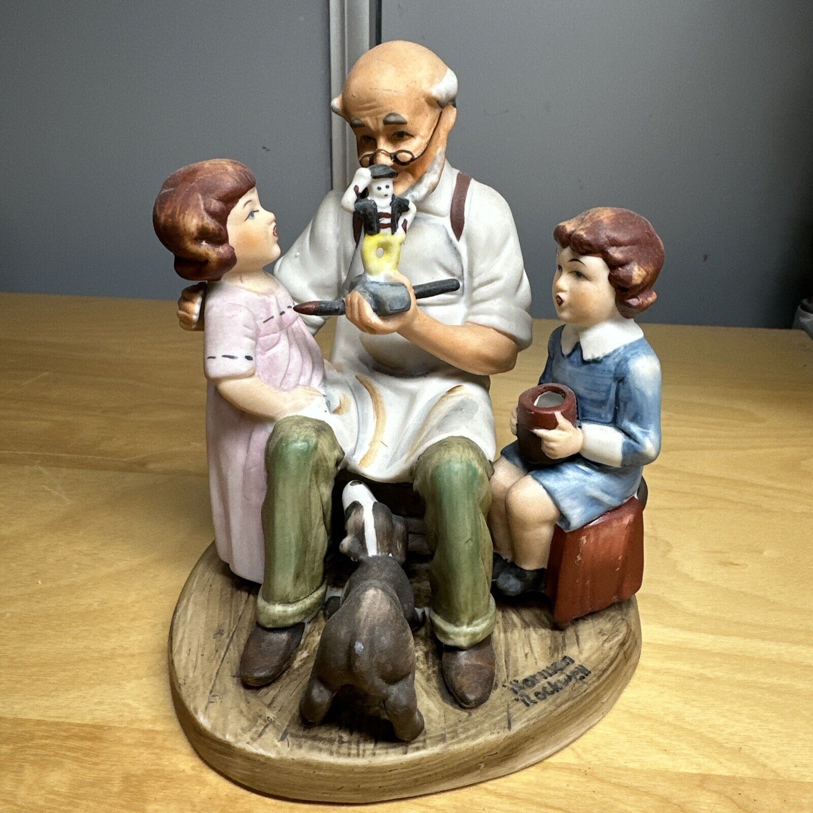 NR Norman Rockwell Collector’s Club THE TOYMAKER 1980 Annual Figurine NO BOX