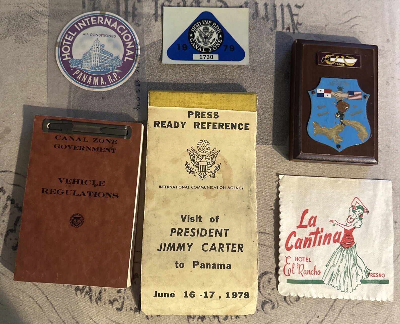 Interesting Collection Of Panama Canal Zone/Panama Canal Ítems