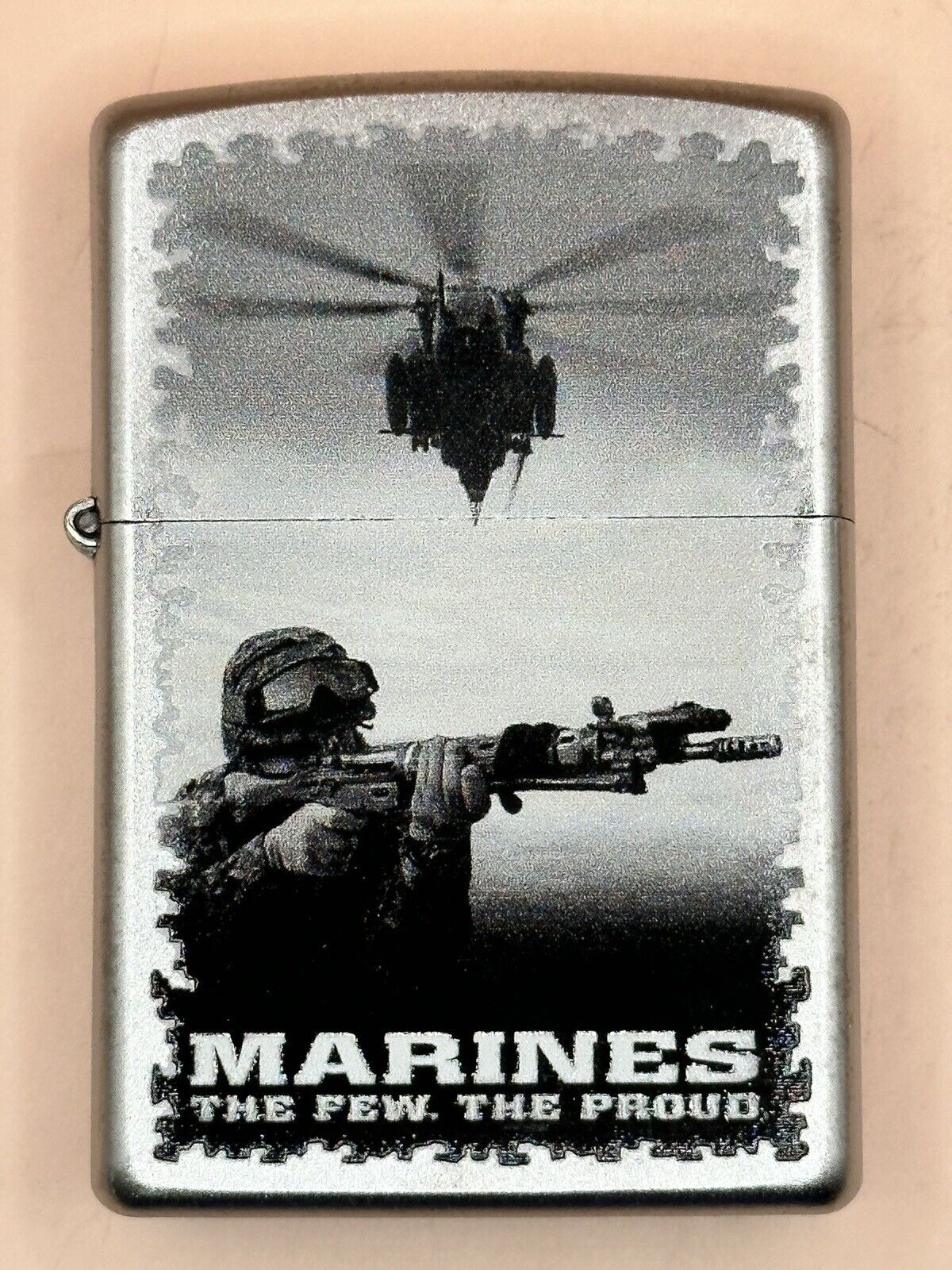 2016 Marines The Few The Proud Chrome Zippo Lighter NEW