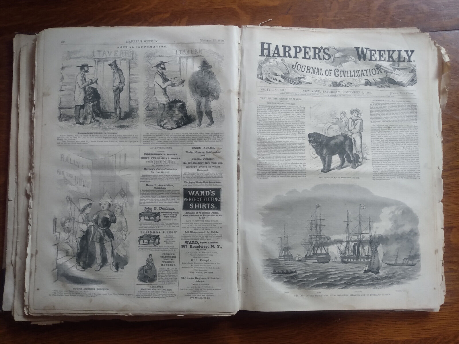 Harper\'s Weekly 1860