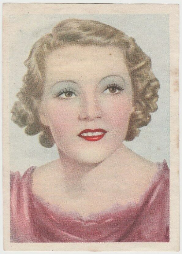 Annabella 1930s Bruguera LARGE SIZE Paper Stock Trading Card #7 E3