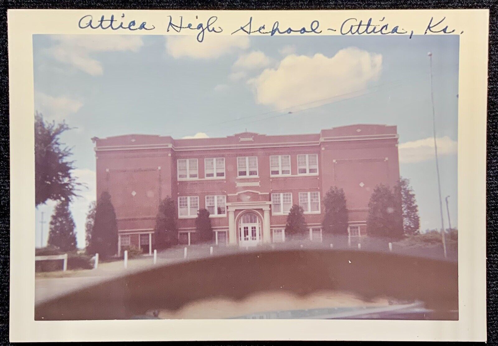 Attica KA Kansas High School Snapshot Photo Vtg 1960’s