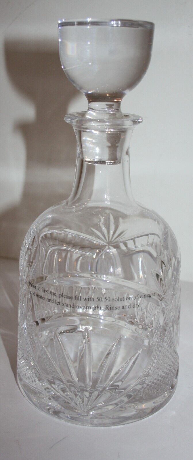 Waterford Nouveau Lead Crystal Seahorse Decanter NEW Made in Slovenia