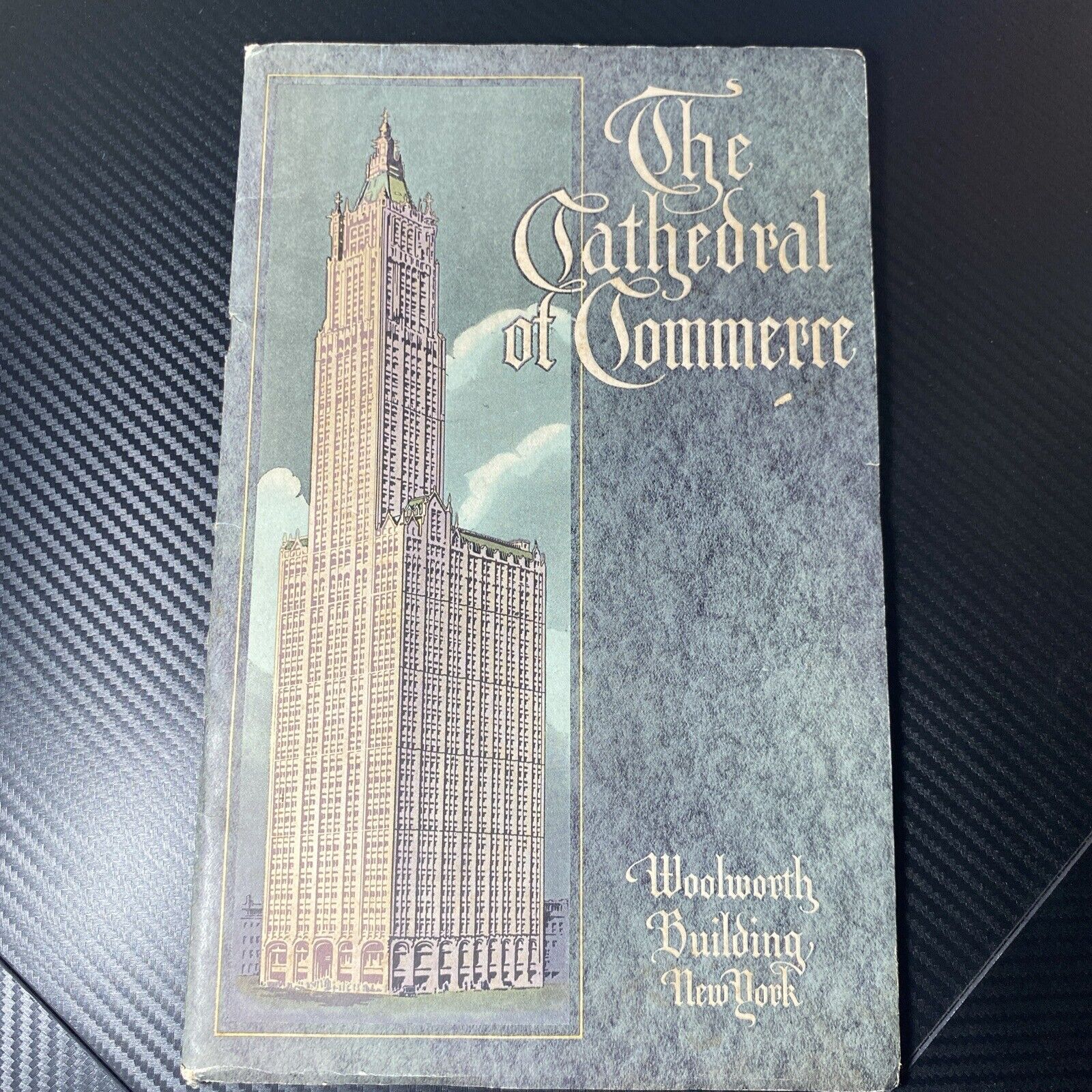1925 The Cathedral Of Commerce Woolworth Bldg NY Souvenir Booklet VG Condition