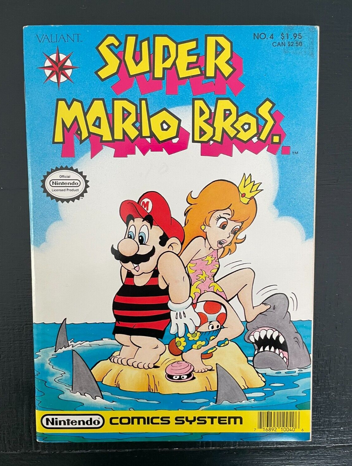 Super Mario Brothers #4 Valiant Comics Nintendo Comics System 1990