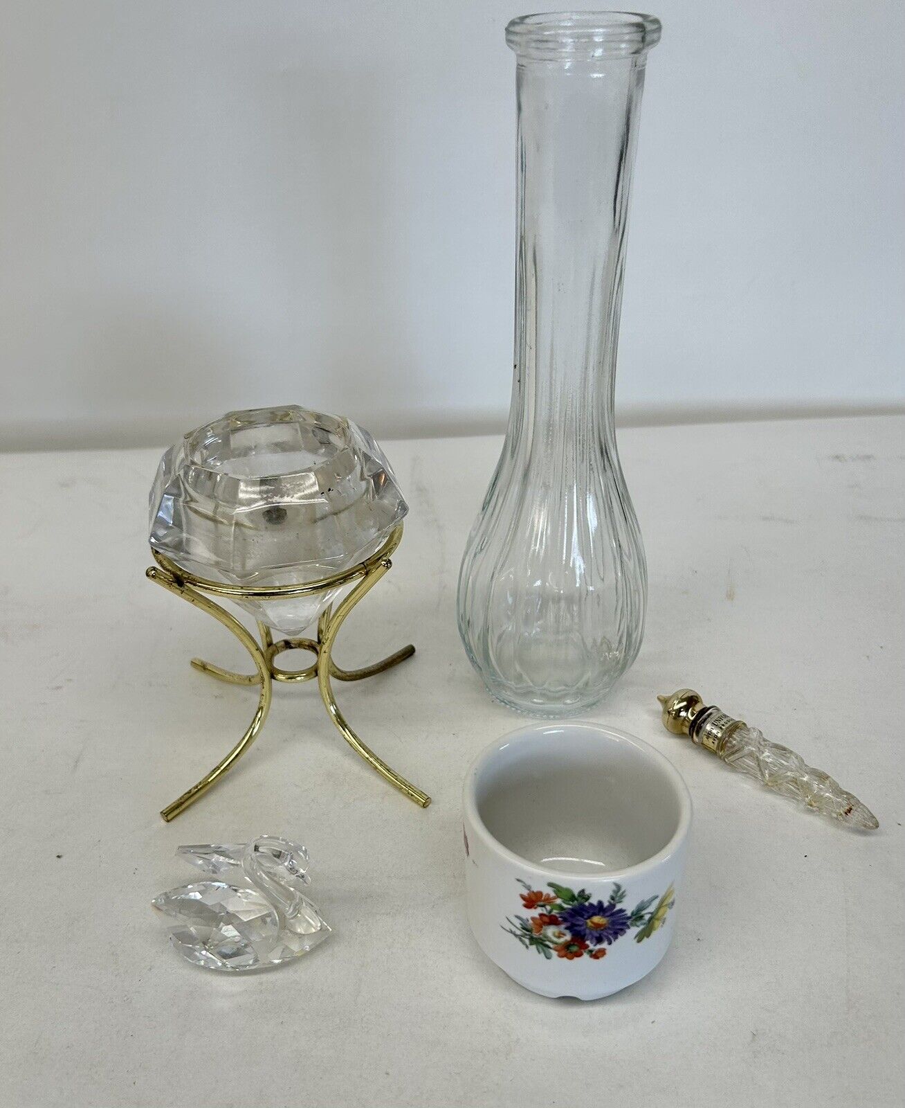 Lot Of 5 Miscellaneous Glass Trinkets 