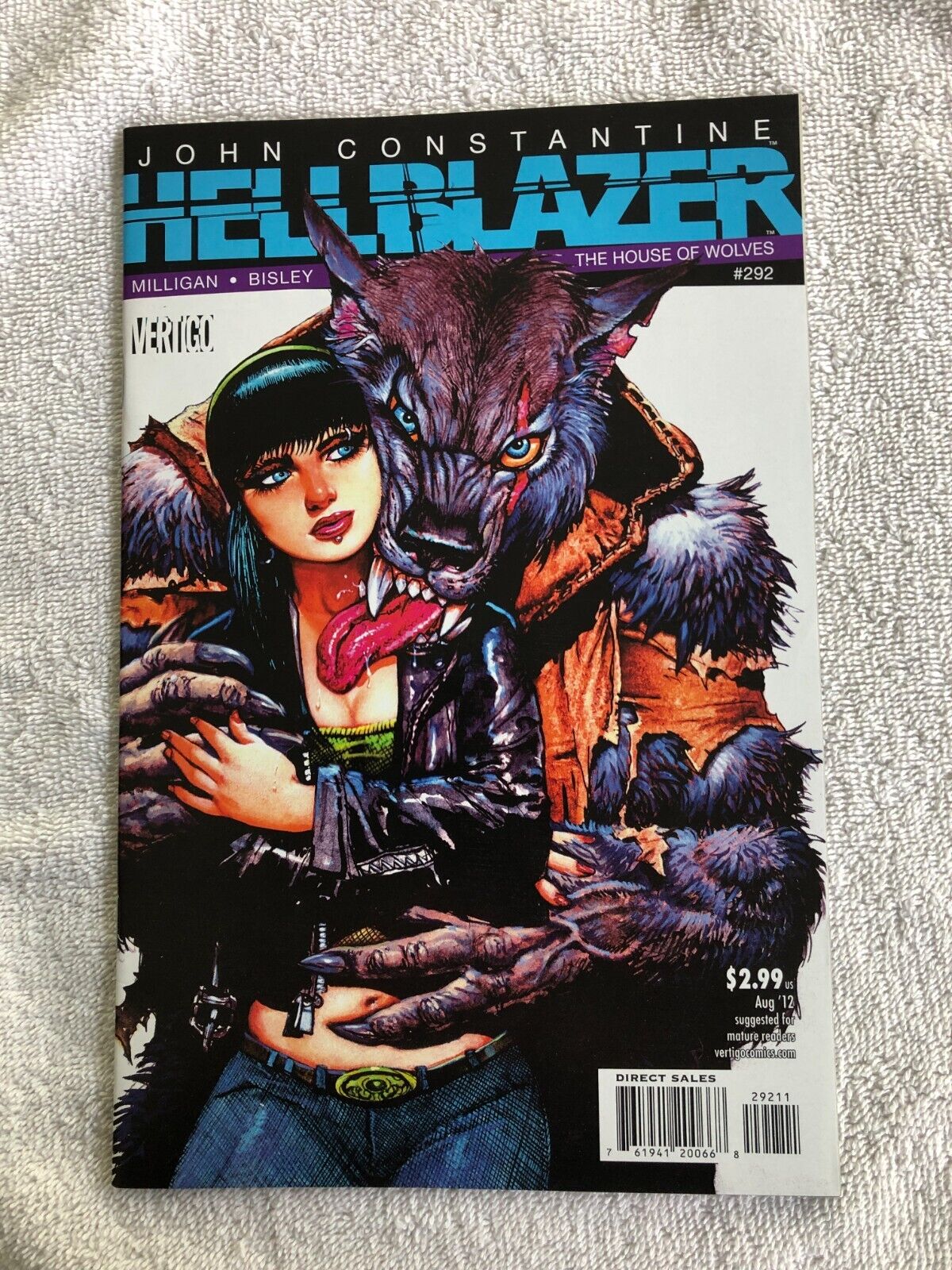 Hellblazer #292 (Aug 2012, DC/Vertigo) VF+ 8.5