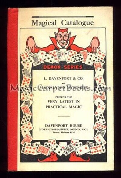 ca 1955 Davenport MAGICAL CATALOGUE Magic Catalog MAGICIAN Tricks ILLUSIONS 