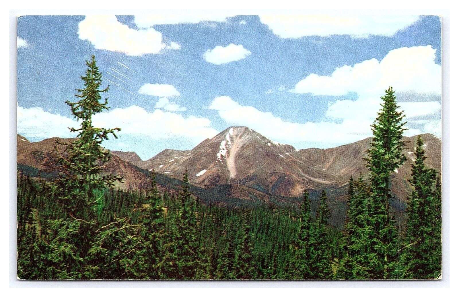 Beautiful Mt. Aetna Monarch Pass Colorado c1963 Scenic Postcard