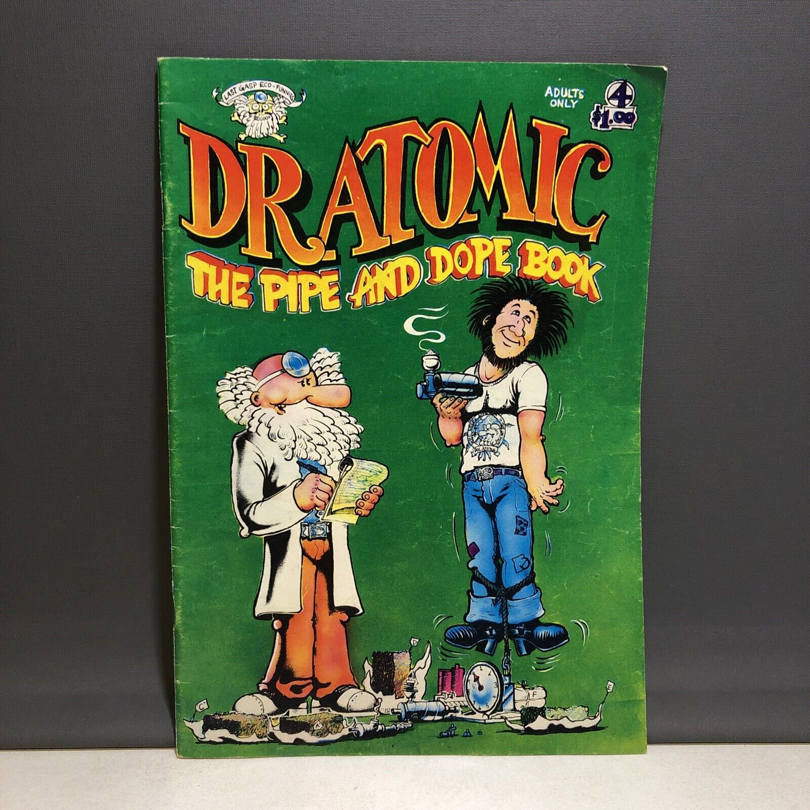 Dr Atomic #4 The Pipe And Dope Book Last Gasp Underground Comix Comic Book 1976