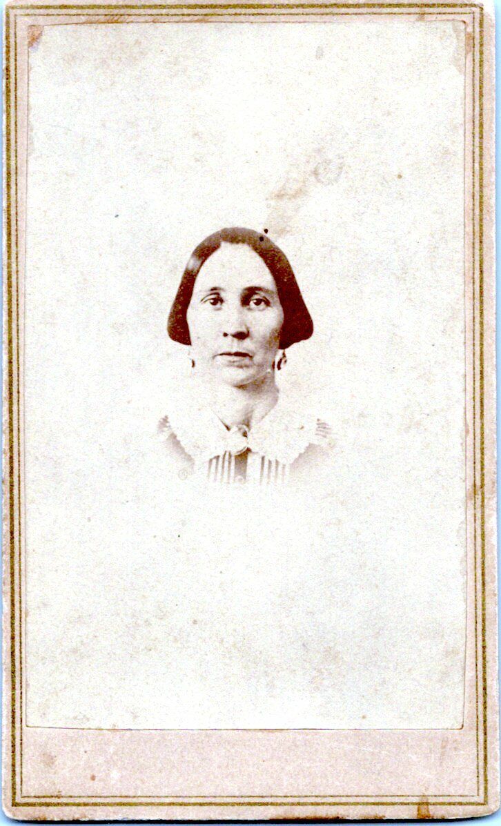 New Bedford Massachusetts CDV Photo Jane Whitney Whitmore ID'd Small 1860s A6
