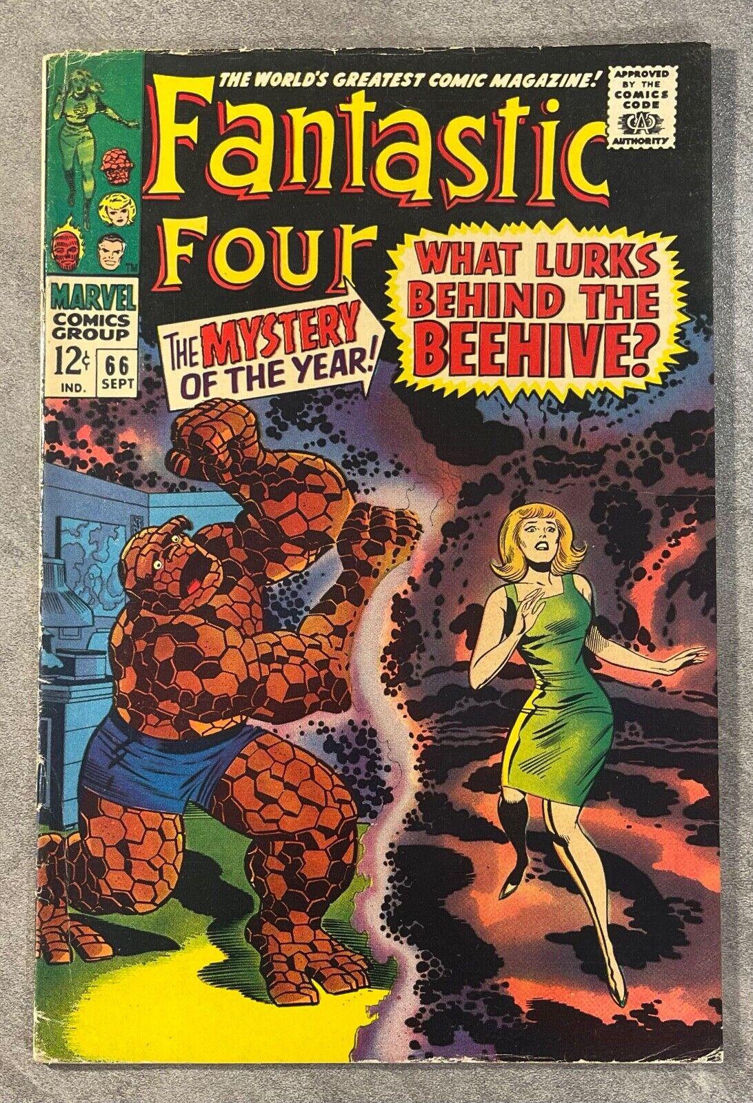 FANTASTIC FOUR #66 SEPT 1967 *KEY* FIRST MENTION OF HIM* VERY GOOD/FINE