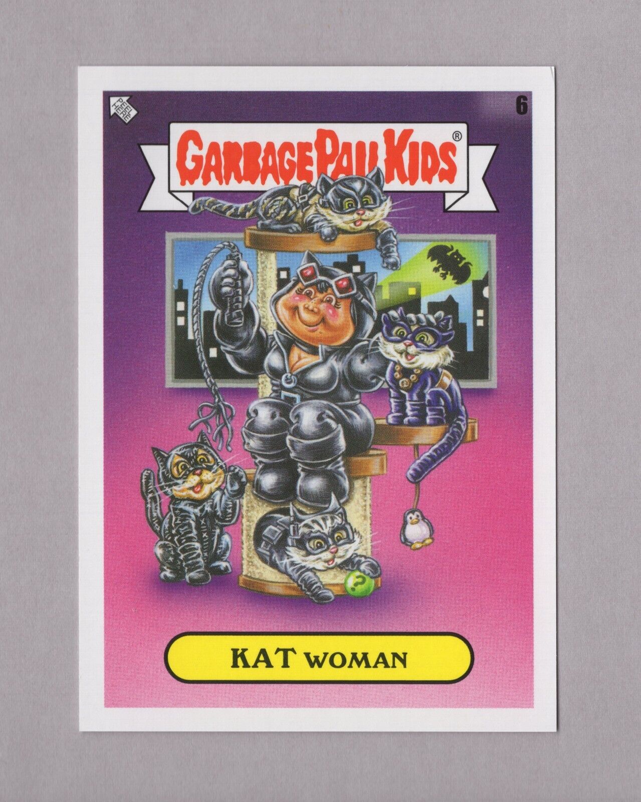 2022 Topps Garbage Pail Kids GPK Book Worms Gross Adaptations Kat Woman #6