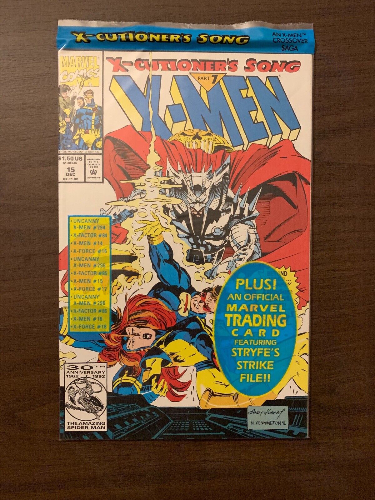 X-Men vol.2 #15 1992 Sealed In Polybag High Grade 9.6 Marvel Comic Book CL44-52