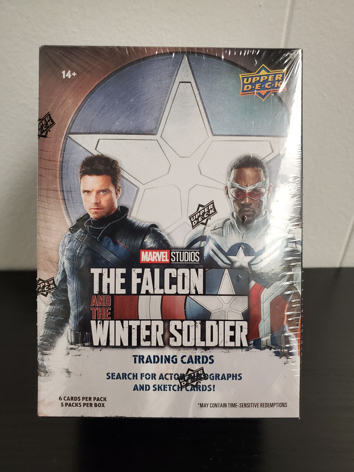 Upper Deck Marvel The Falcon and the Winter Soldier Retail Blaster Box Sealed.