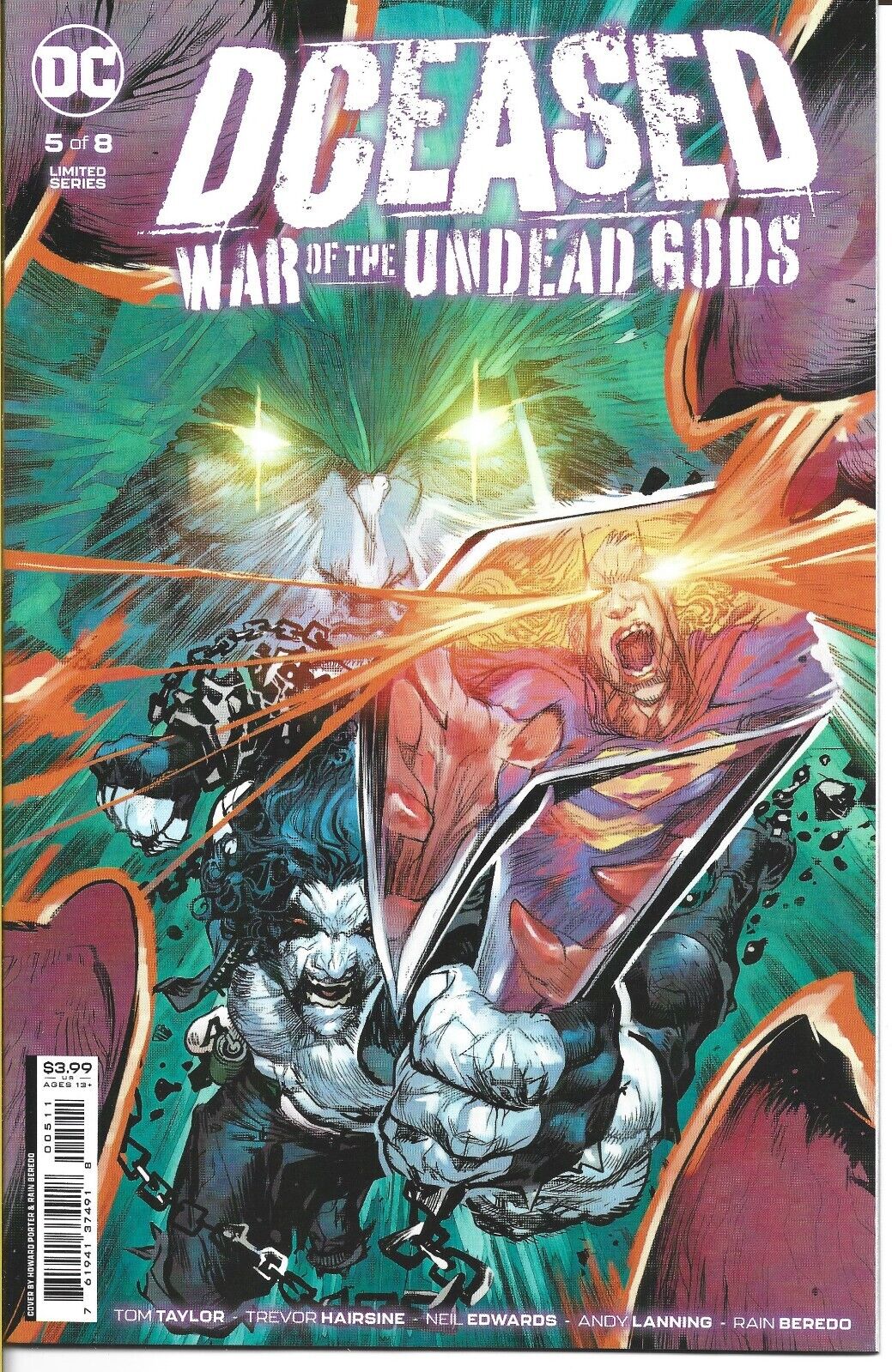 DCEASED WAR OF THE UNDEAD GODS #5 DC COMICS 2023 NEW UNREAD BAGGED AND BOARDED