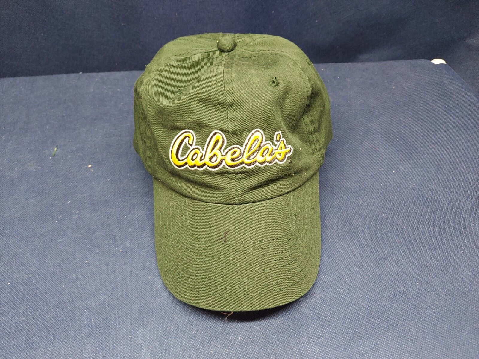  Cabelas Outdoor Store Green Baseball Cap Hat Hunting/Fishing Store