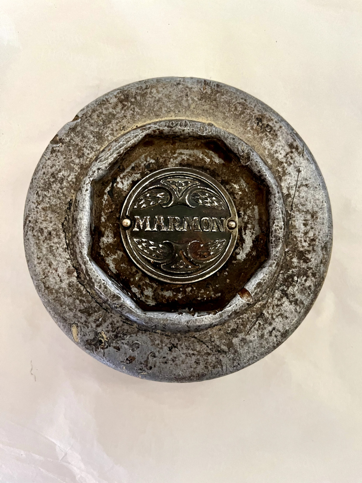 Vintage Antique Marmon Axle Dust Grease Cap Hubcap